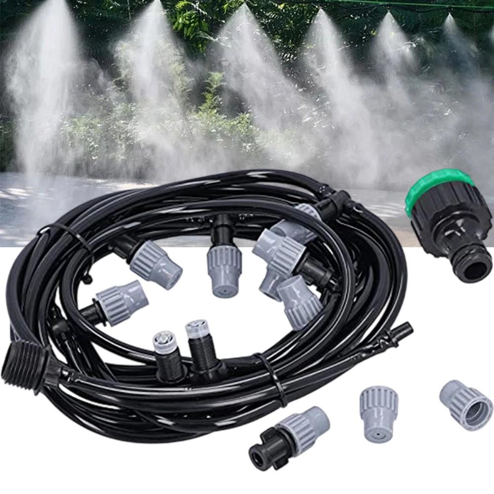 Garden Irrigation Hose Misting & Drip System Easy Installation Kit
