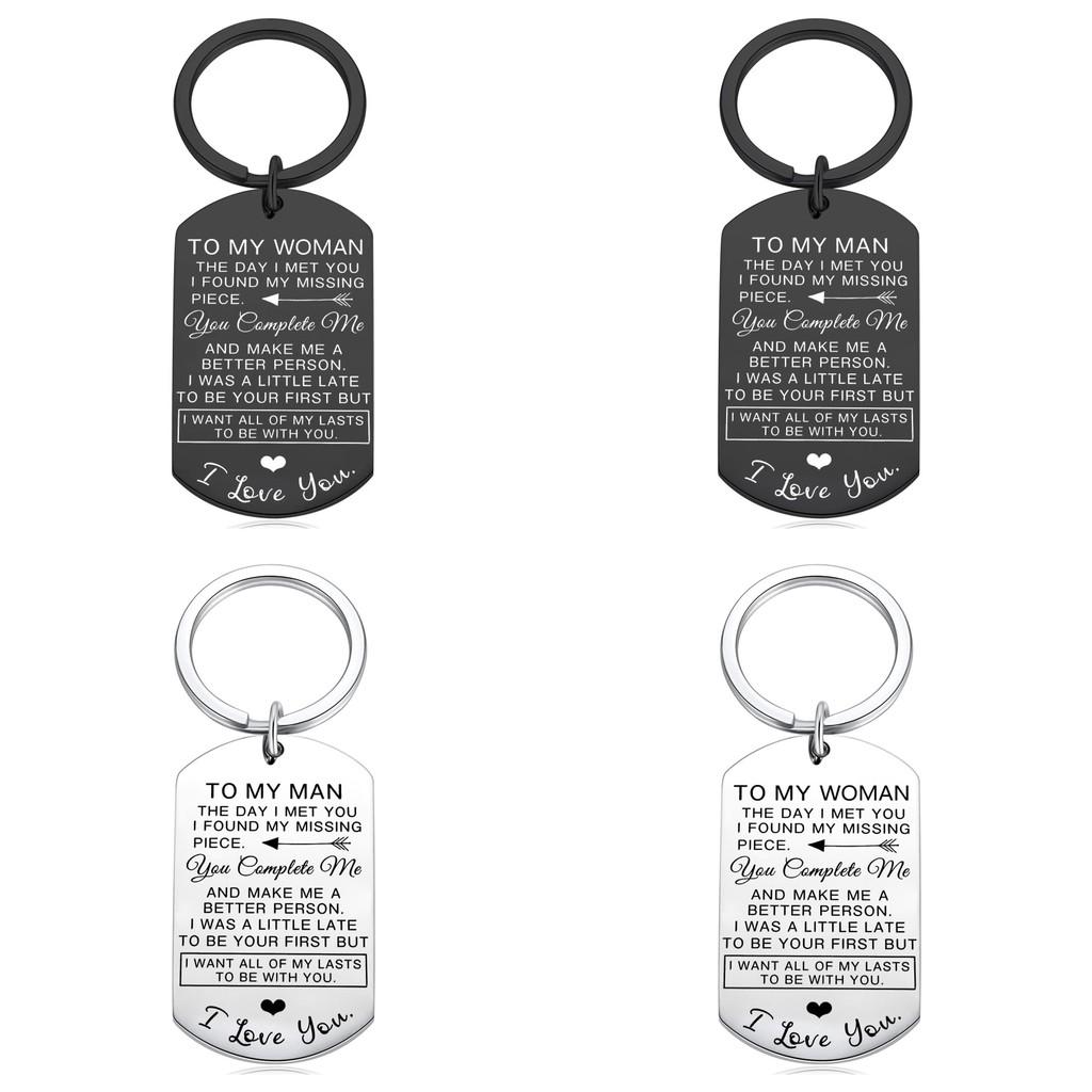 Engraved Stainless Custom Steel Keychain Thoughtful Reminder For Loved Ones On Special Occasions