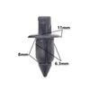 20pcs  Car Plastic Fairing Rivet Setting Panel Fastener Clips 6mm 7mm 8mm Push Pin Fastener