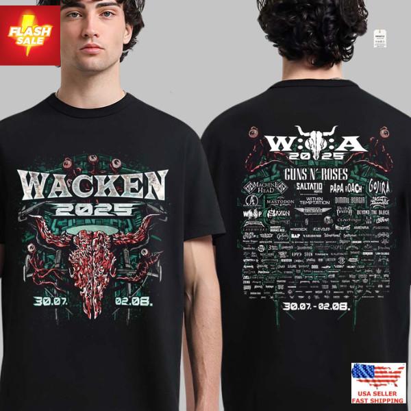 Wacken Open Air 2025 The Thing Festival Shirt Germany Limited Edition Tee Unisex T-Shirt L