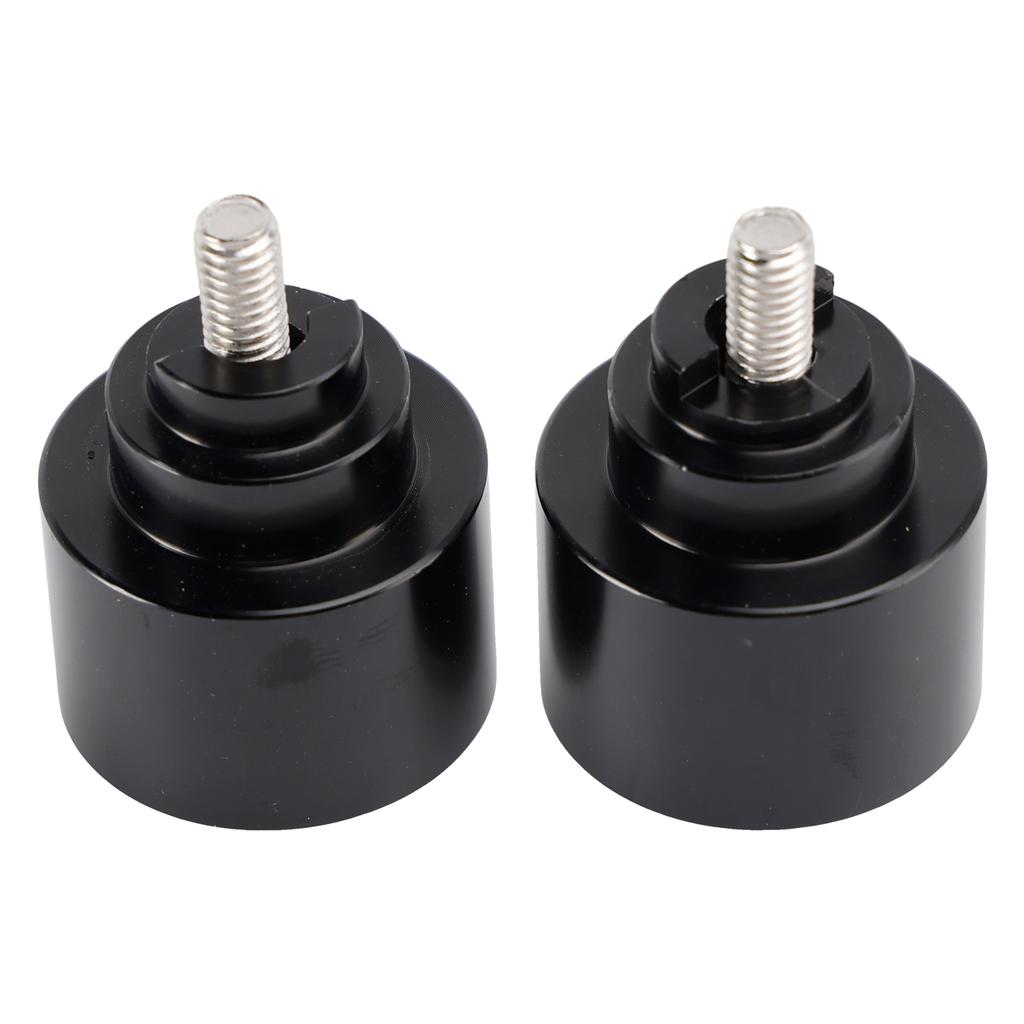 Black Handlebar End Weight Balancer Pair For Honda CBR CB VFR CTX GL NX VT XL