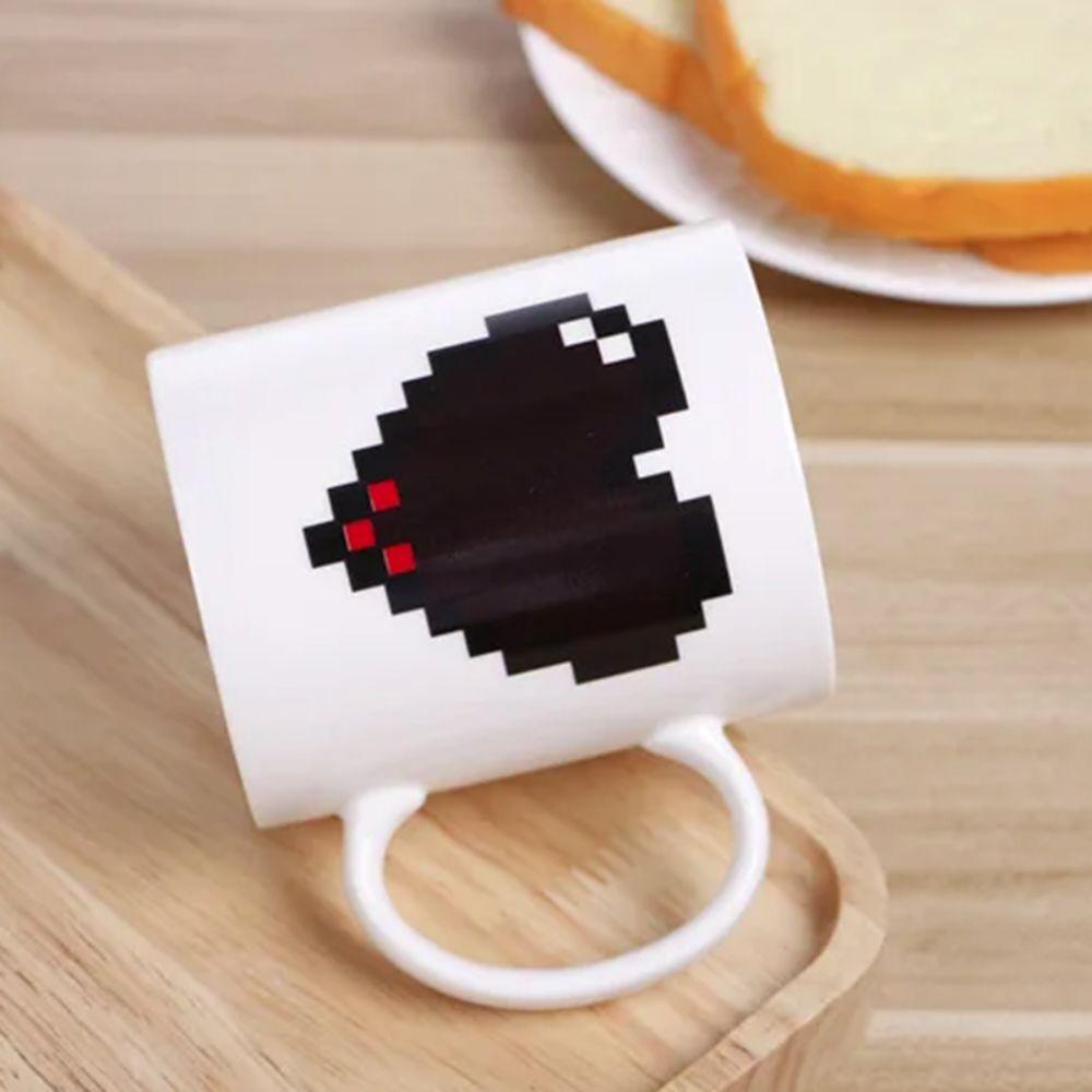 Minimalist Style Color-changing Heart Ceramic Cup Valentine's Day Gift Mug Wedding Anniversary