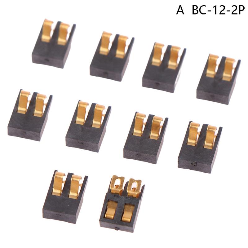 Smt Spring Battery Connector 2.0 Mm Pitch 2 3 4 5 6 7 8 Pin Male Contact Power Charge Connector Contacts Gold Plated