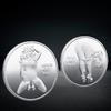 Moneta Ragazza Sexy, Moneta Portafortuna, Moneta Commemorativa in Argento Dorato di Bellezza, Moneta Sexy, Artigianato Divertente con Monete, Regalo di Natale, Pensierini per la Befana