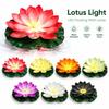 Colorful LED Floating Lamp Foam Petal Artificial Lotus Flower New Wish Lantern  Pond Decor