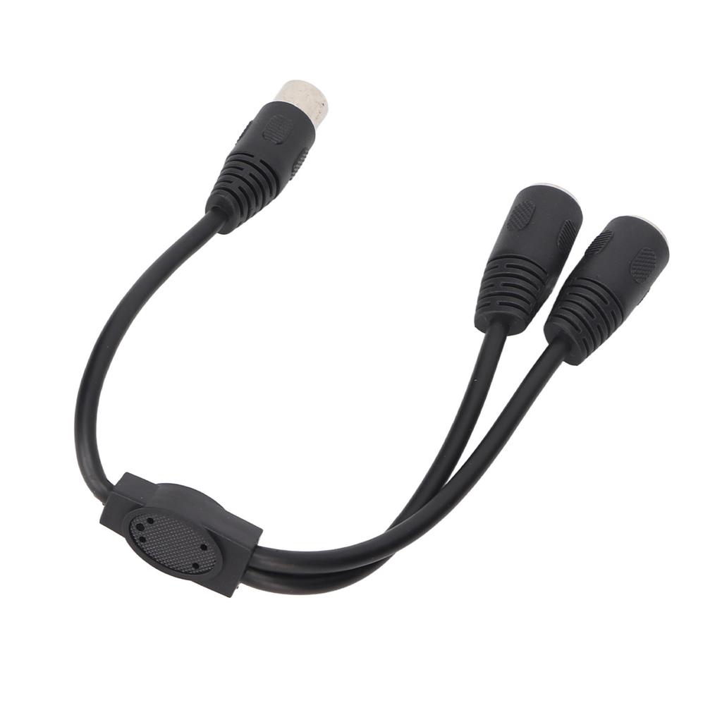 DIN 7 Pin Male To 2 DIN 7 Pin Female Y Cable 1.64ft PVC Plug and Play DIN 7 Pin Splitter Y Adapter Sound Connection