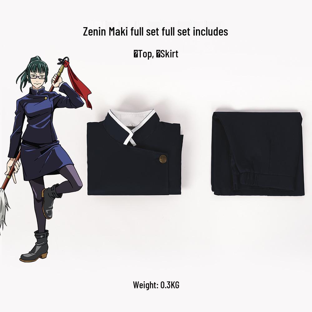 

Fushiguro Jiner & Gojo Satoru Summer Cosplay Costume - High School Uniform, Inspired Jie Kugisaki & Wild Rose M