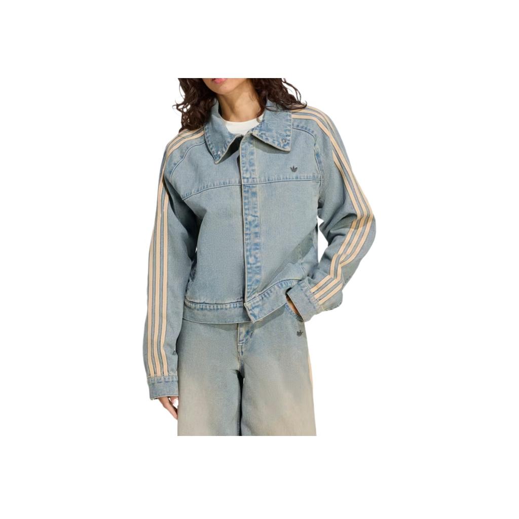 Adidas Originals Essentials Fashionable Trendy Versatile Denim Jacket Women Jacket JY2872