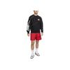 Nike Letter Print Loose Fit Crew Neck Long Sleeve Sweatshirt Men Sweatshirt Black FB7261-010