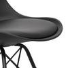MODERNER STUHL für Küche/Esszimmer Eris schwarz