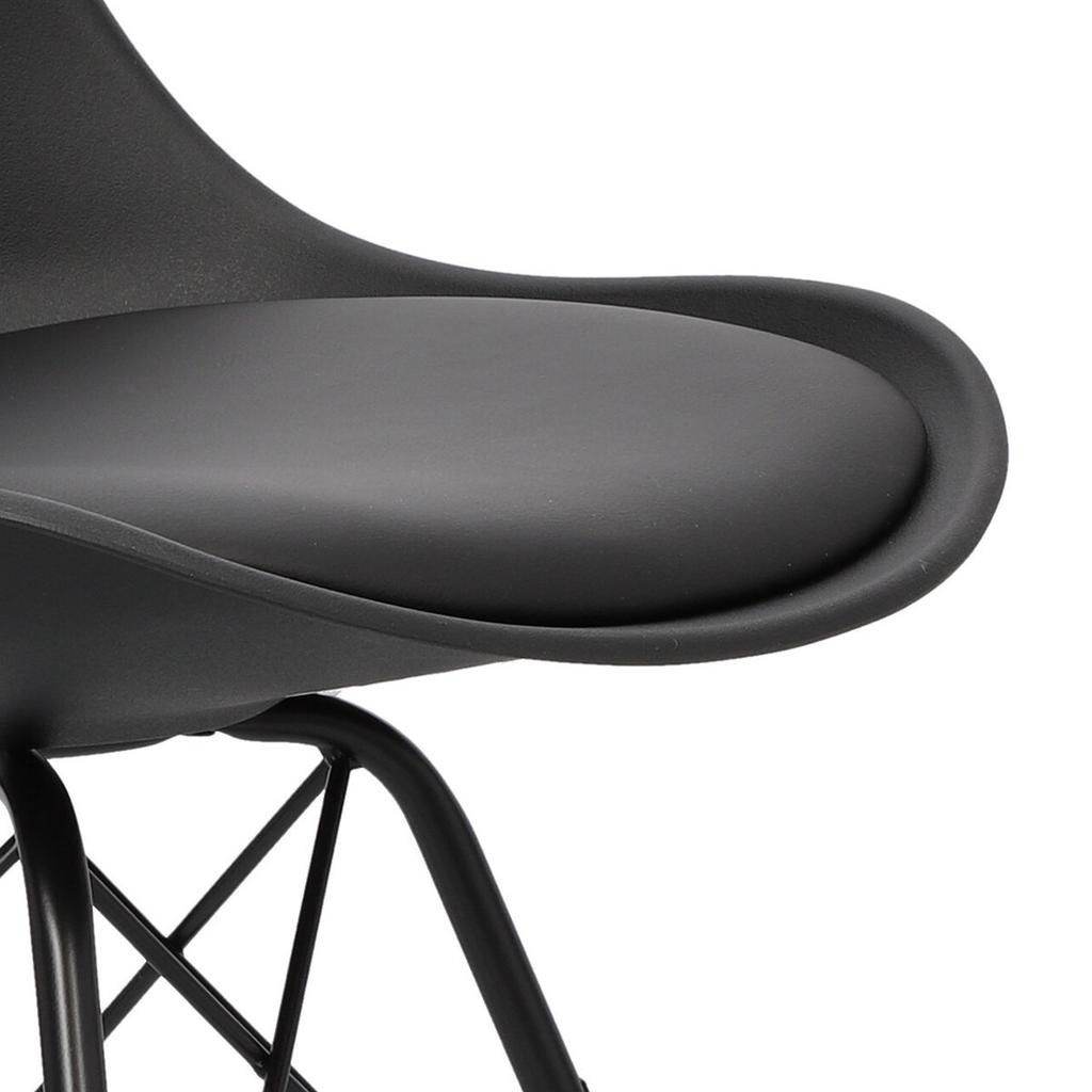 MODERNER STUHL für Küche/Esszimmer Eris schwarz