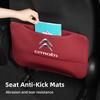 Car Seat Back Semi-Cover Anti-Kick Pad Waterproof For Citroen C4 C3 C5 C1 C2 Berlingo Celysee Cactus Picasso Aircross Saxo Grand