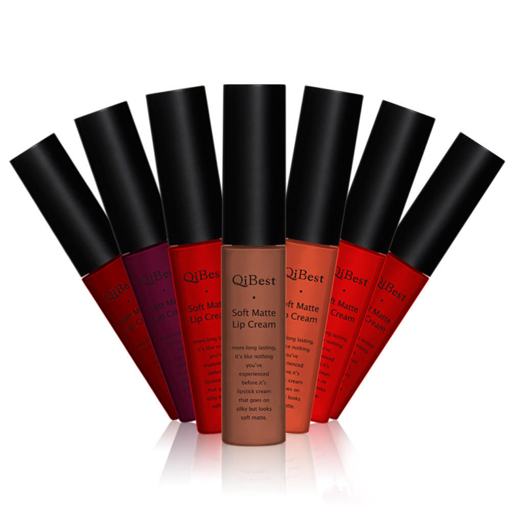 34 Colors Liquid Lipstick Waterproof Matte Nude Lipstick Pigment Red Long Lasting Lip Gloss Women Makeup Lip Gloss, Valentine's Day Gift