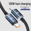 Jingyao 120W Dual Type-C Fast Charging Cable for Apple, Huawei, Laptop & Car.