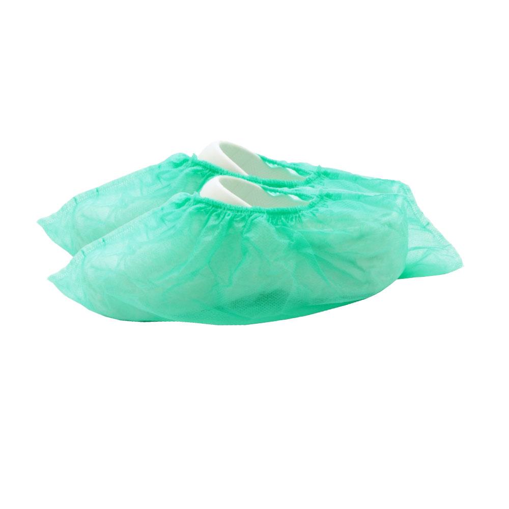 Non-woven Shoe Covers Low Green 100 Pcs (50 Pairs)