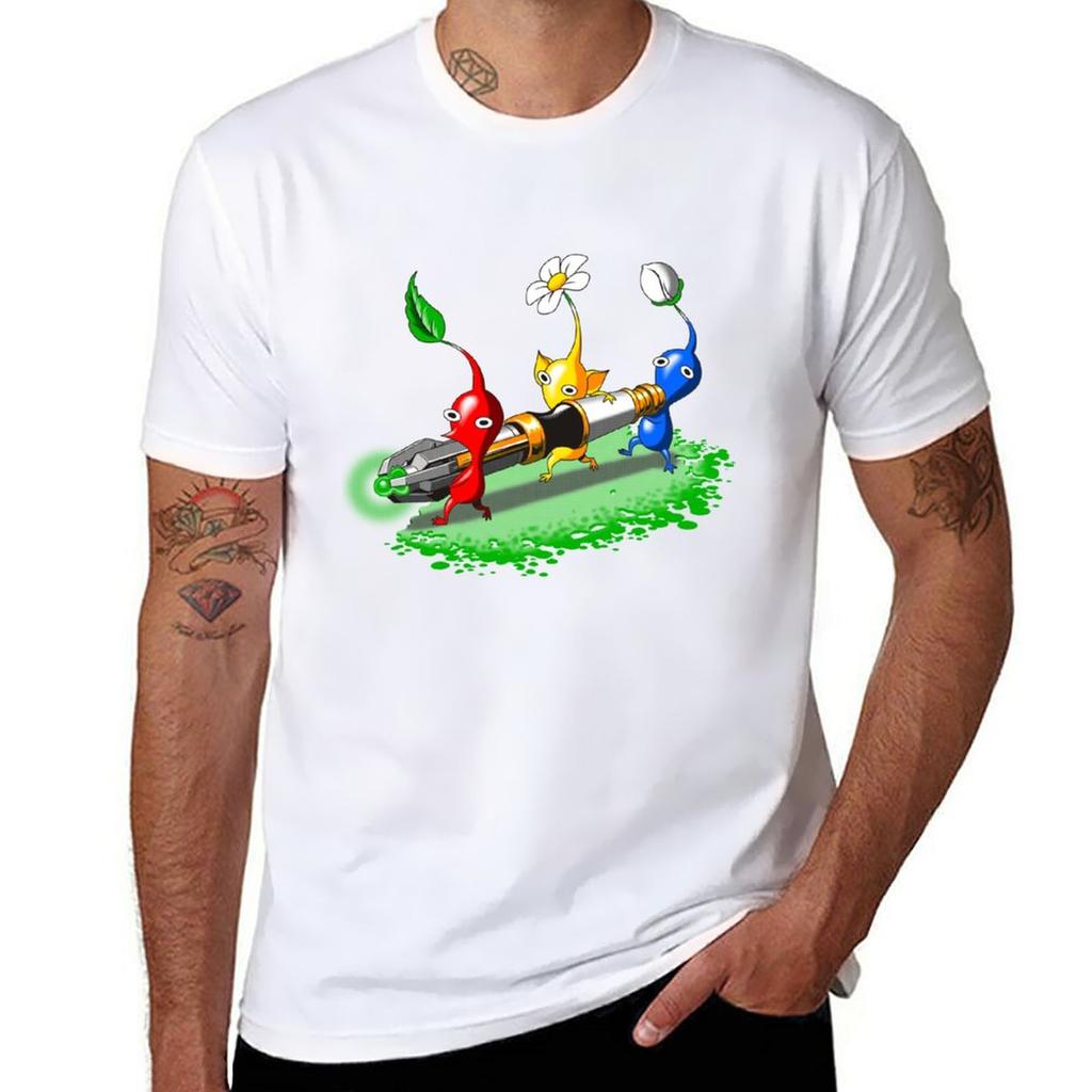 Pikmin Who TShirt Sports Fans Quick Drying Mens T Shirts Casual Stylish