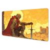 Kniender Ritter TCG Spielmatte Mauspade Spielmatte 24"X14" MTG TCG Schreibtischmatte für Arbeit Spiel PC Laptop Teppich Teppich MousePad