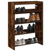 VidaXL Shoe Rack Smoked Oak 60x25x62 Cm Engineered Wood, Shoe Storage, Storage Cabinet of 859891