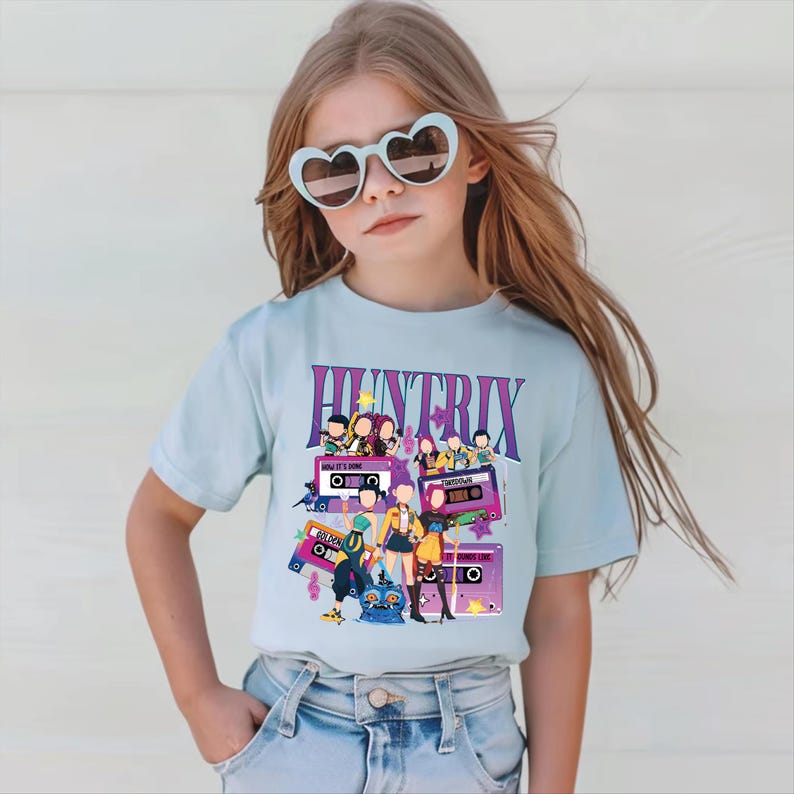 Comfort Colors Kpop Huntrix Kids T-Shirt 100