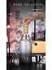 New Exquisite Titanium-Coated Thermos Flask with Independent Tea Compartment for Men and Women - High Appearance Mechanical Hot Water Bottle Cup