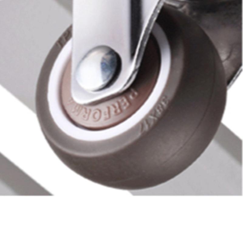 4 Peças Rodízios para Móveis Rodinhas de Borracha Macia Rodízio Giratório Rodas de Rolamento Silenciosas para Carrinho Berço de Bebê Rodas de Cama Doméstico