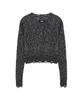 Nigaennikol Nicole Bokashi Damage Knit_Black
