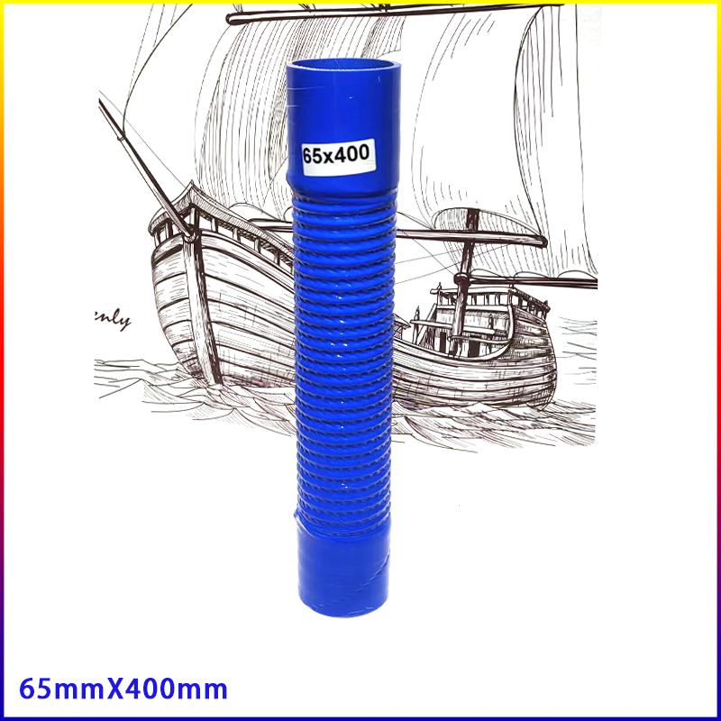 Blue Silicone Flexible Hose  ID30-100mm Length 400mm Air Intake Pipe Radiator Tube High Pressure Temperature R