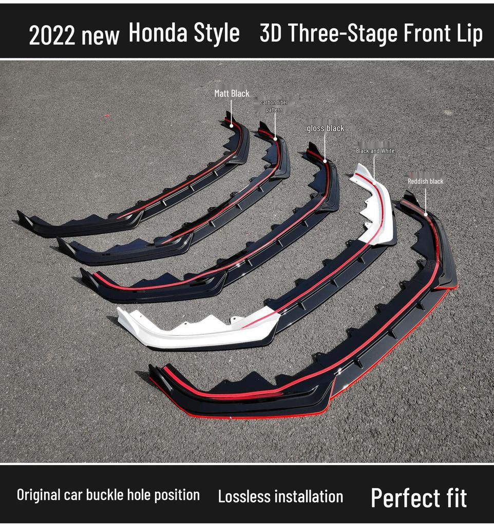 Honda Integra/Civic Front Lip, Rear Spoiler, Side Skirts, Rear Lip, Louvers, and Exhaust Tips Body Kit