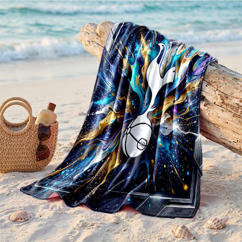 Tottenham Hotspur Print Microfiber Beach Towel Quick Dry Absorbent Large Towel For Beach Swimming Travel