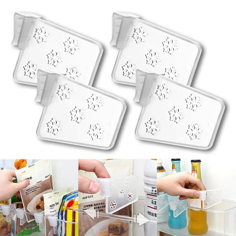 New Plastic Extendable Refrigerator Partition Fridge Shelf Dividers Clip Adjustable Separators Household Kitchen Accessories