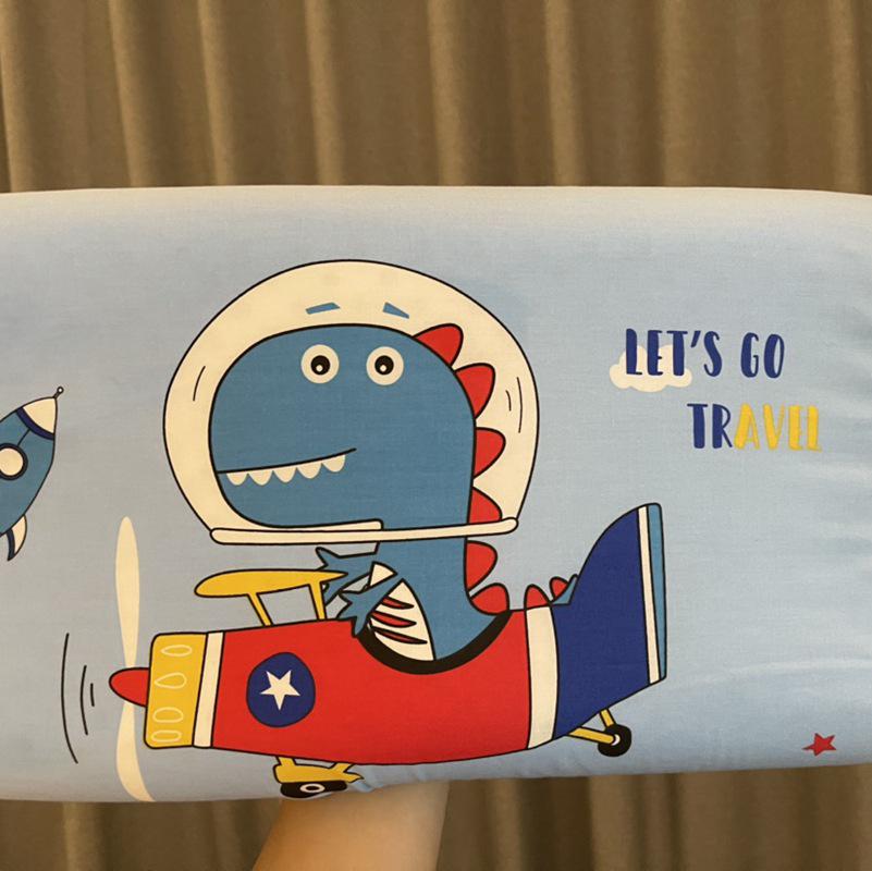 Children's Cartoon Latex Pillow: Student Nap Pillow with Core for Baby Neck Protection.