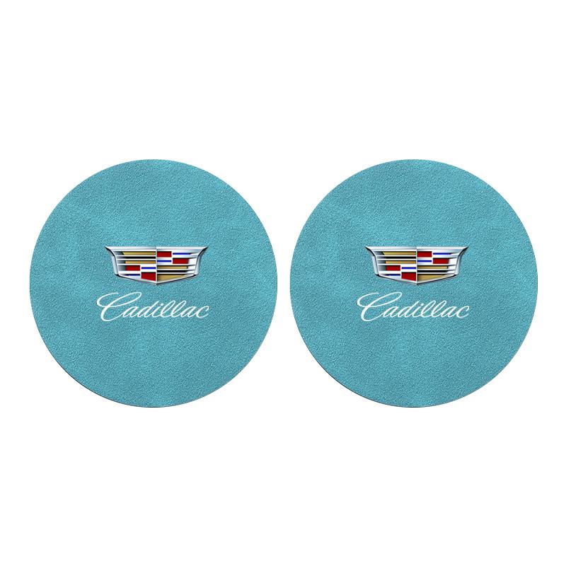 Car Water Cup Pad Non-slip Coaster Accessories For Cadillac CT5 CT6 CTS Seville ATS CT4 XTS Celestiq Ciel Escala SRX XT4 XT5 XT6 XLR ELR Elmiraj EXT