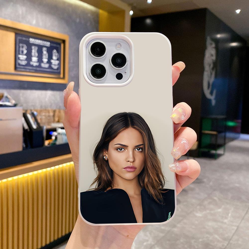 Fashion Eiza Gonzalez Jelly Double layer White Mobile Phone Case for iPhone 17 16 15 14 13 12 11 Air Pro Max Plus Protective