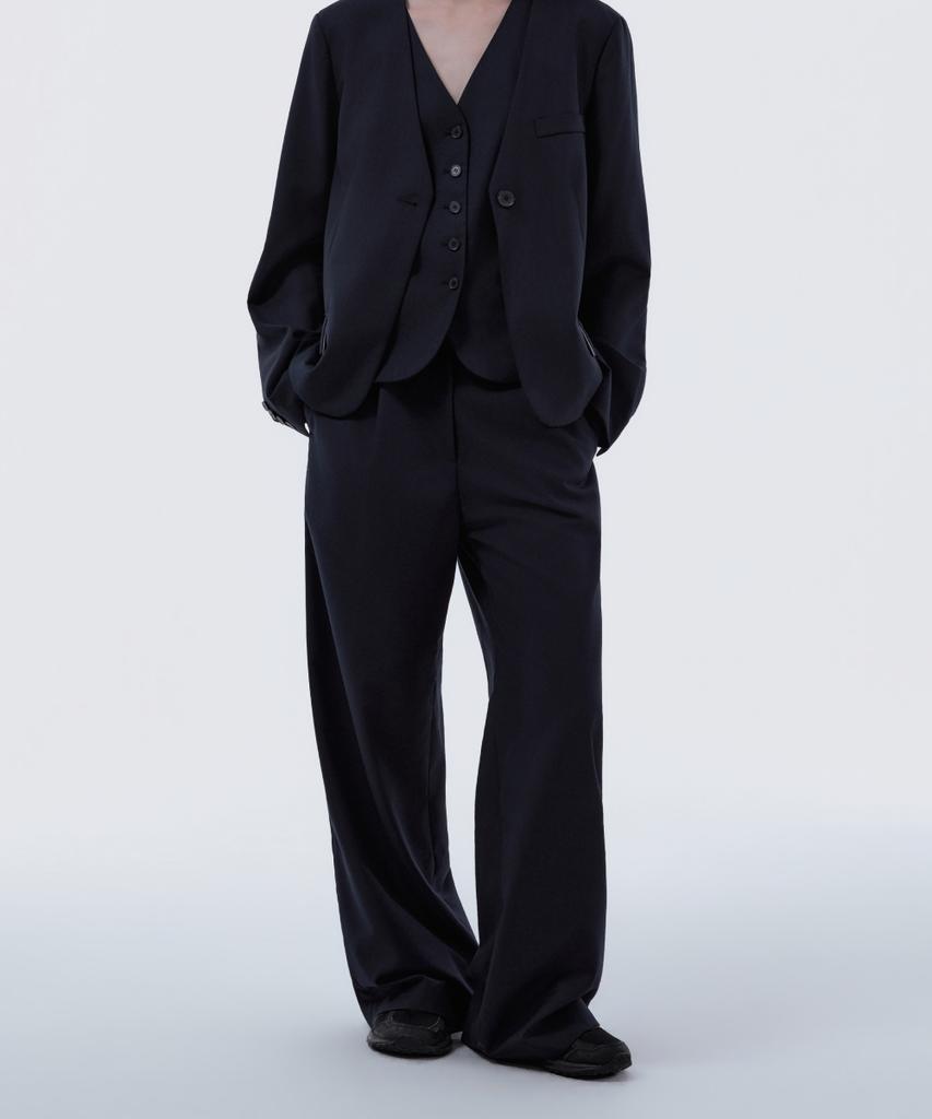 Mausolleum Lydia Suit Wide Pants - Navy