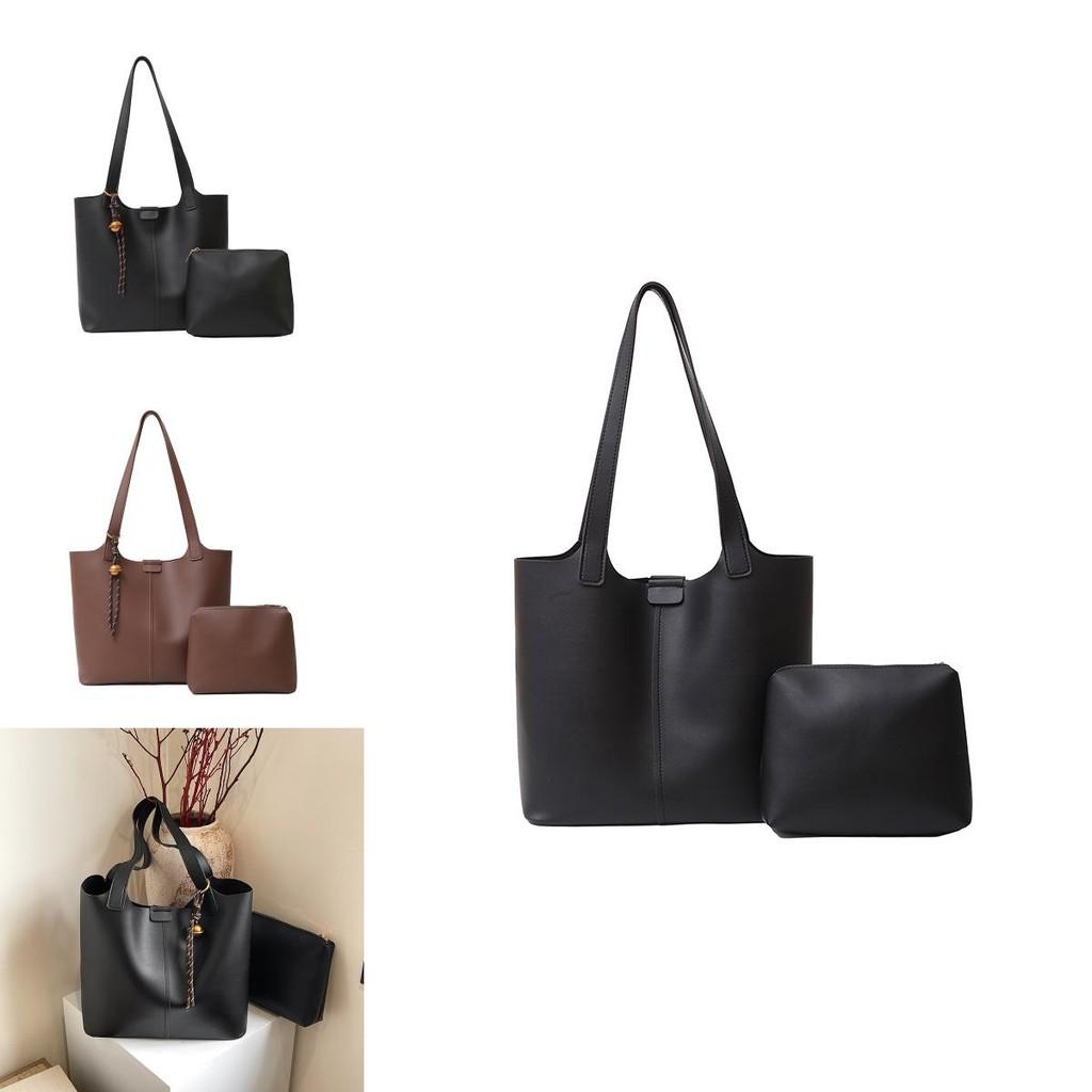 Versatile Women's Large Pu Tote Bag With Spacious Design And Magnetic Closure