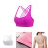 Women's Comfortably Padded Cross Back Sports Bra Vest For Gym Fitness And Yoga