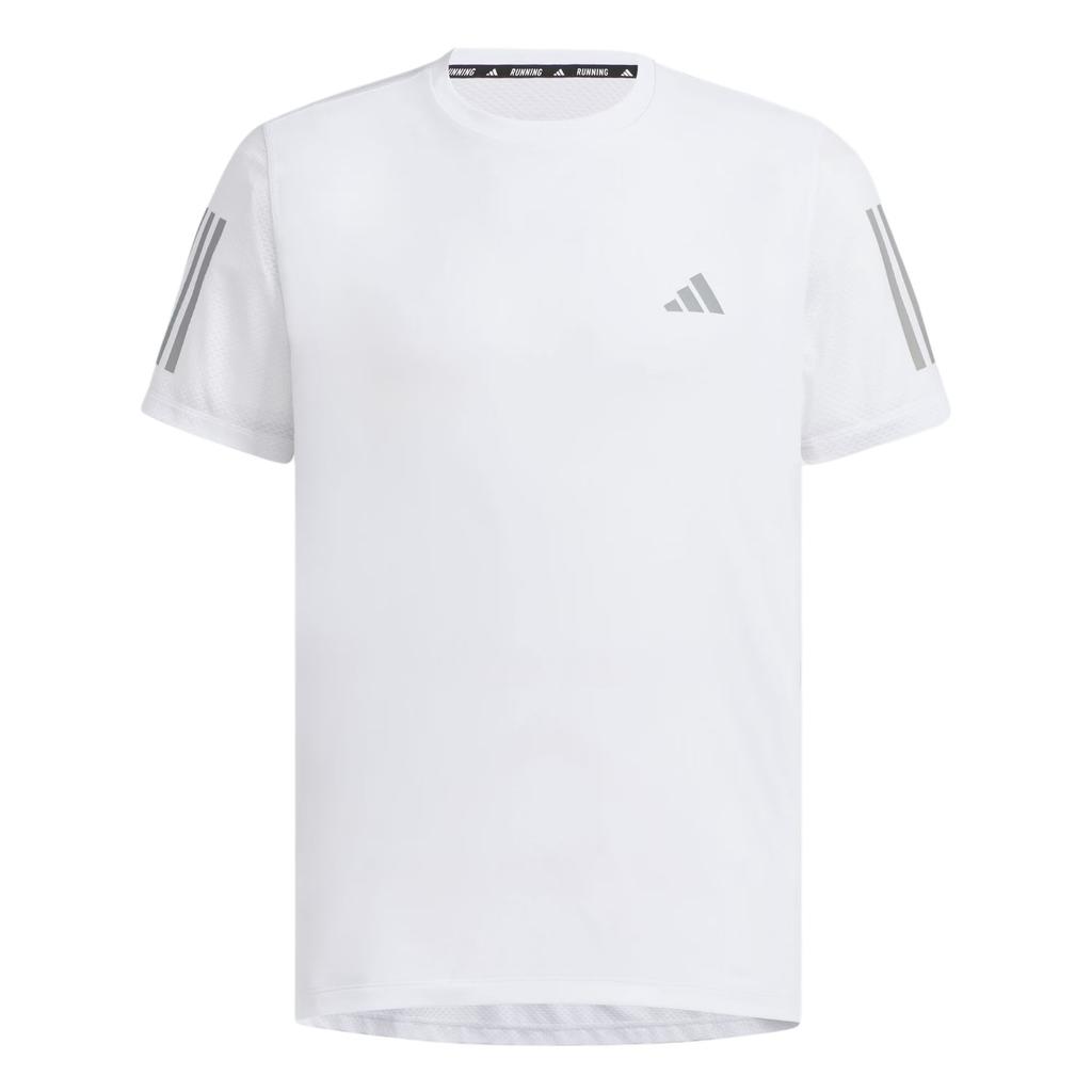 Adidas Own The Run Climacool Cooler Running Quick-Dry Breathable T-Shirt Men Tops White Dark-Silver-Gray JY6981