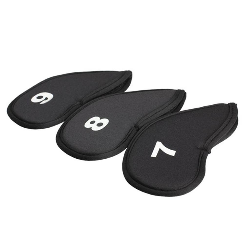 Thickened Golf Iron Covers - Set of 10 Numbered Club Headcovers