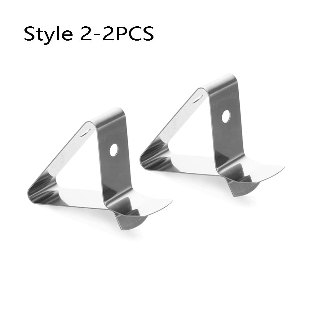 2Pcs Stainless Steel Coffee Cup Clip Barbeque Thermometer Probe Clip Holder Preventing Scald Practical Kitchen Accessories