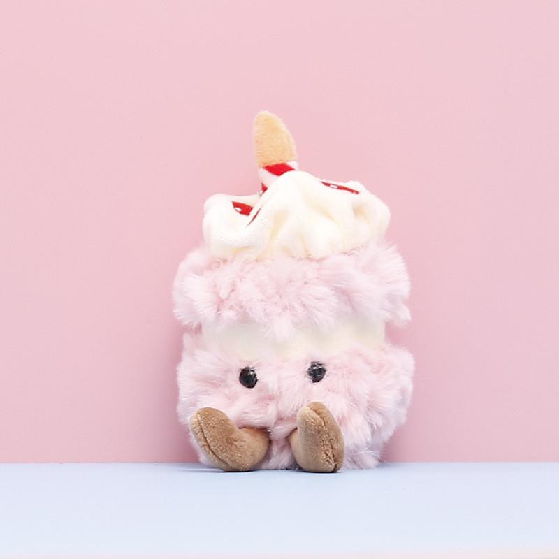 Lovely Cake Birthday Plush Toy In Multiple Color Great Children Gift Birthdays