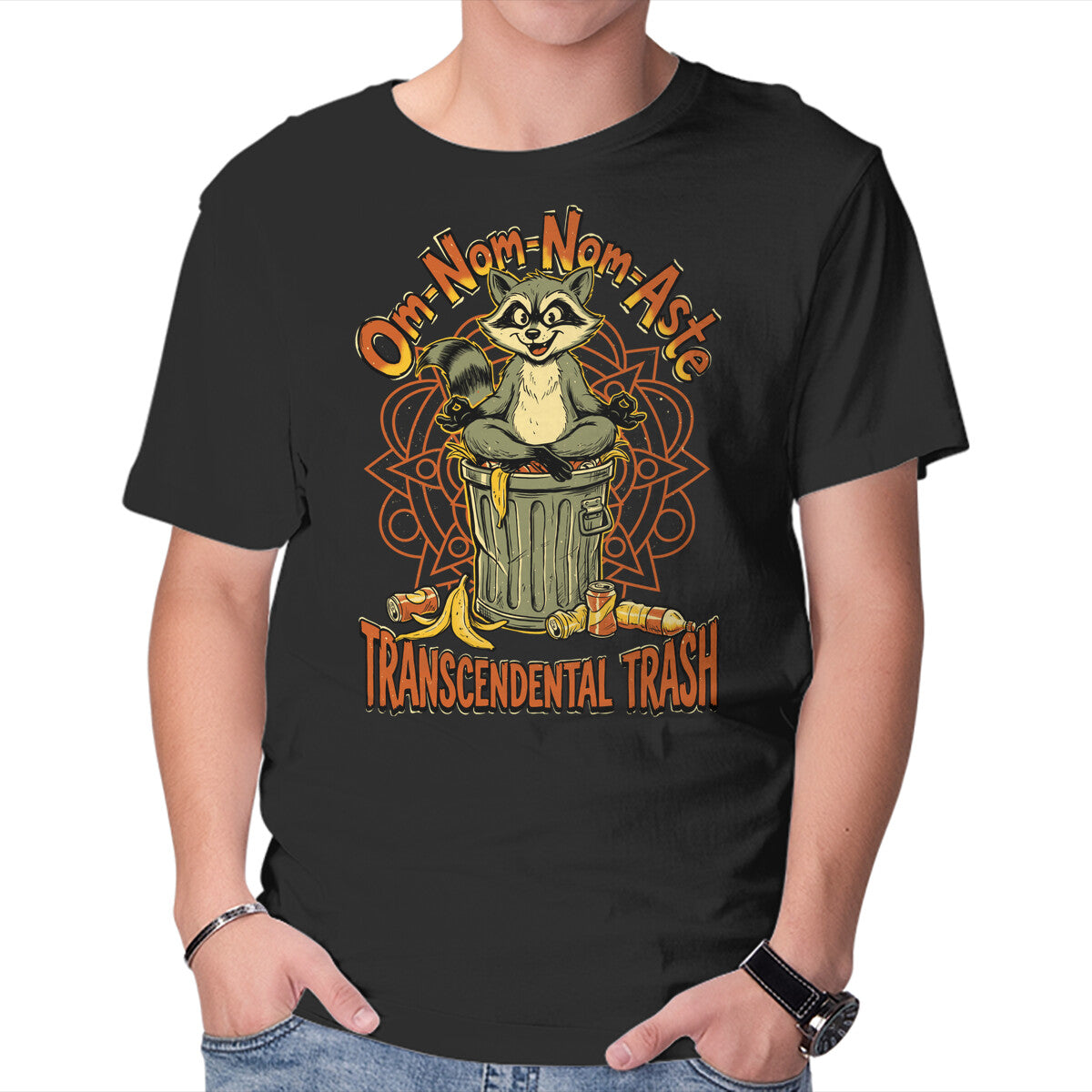 Unisex Crew Neck T-Shirt Transcendental Trash Graphic Short Sleeve Casual Tee XL
