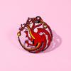 Creative Personality Animation Mulan Mushu Dragon Metal Badge Dragon Alloy Brooch Oil Drip Pin Decoration