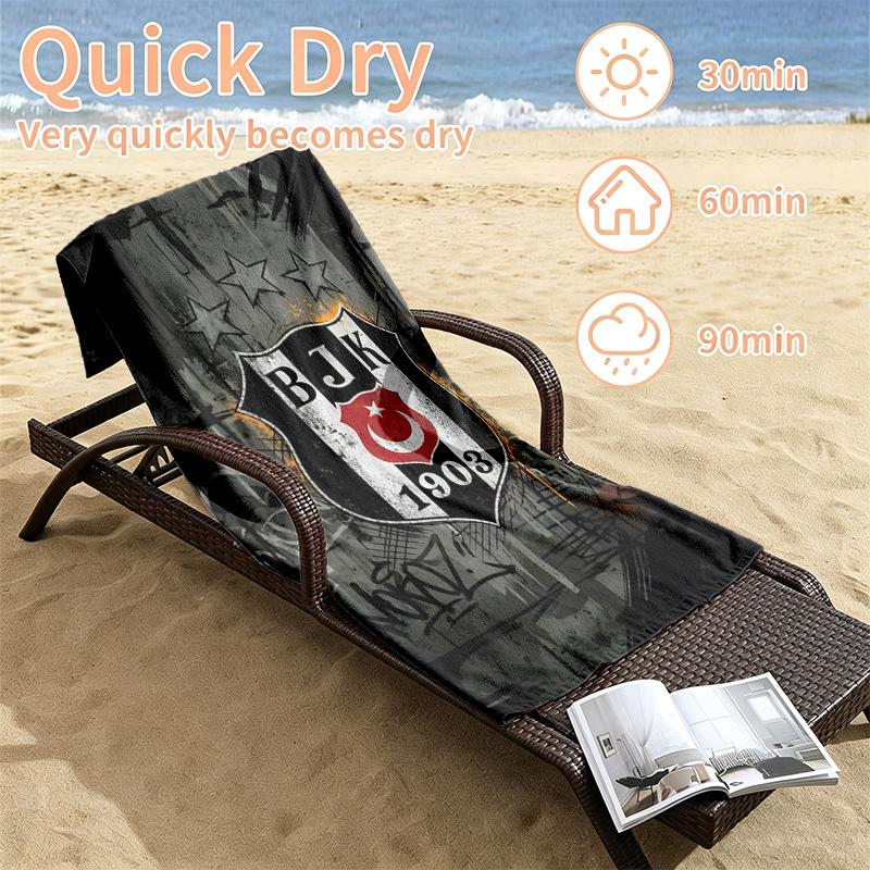 Besiktas JK Beach towels also serve as bath towels summer essential a musthave for the outdoors the beach and the pool