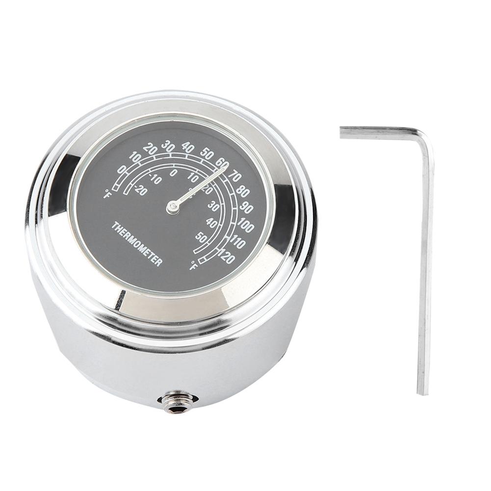 Motorcycle Handlebar Mounted Thermometer, Temperature Gauge, Accurate for Vehicle Scene