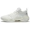 Li Ning Liren 2 Low Spielbereit Abriebfest Atmungsaktiv Niedrig geschnittene Basketballschuhe Herren Nebelweiß ABAS039-5