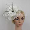 New color optional bridal headgear top hat wedding lace head flower wedding mesh hair accessories, feathers