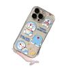 Gluttonous Doraemon iPhone 16 Pro Max Case: Simple, Thickened, Transparent, Drop-proof for Apple 14/15