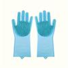 2-in-1 Pet Dog Bath Gloves Pet Silicone Bath Massage Brush Dog Rubbing Bath Supplies