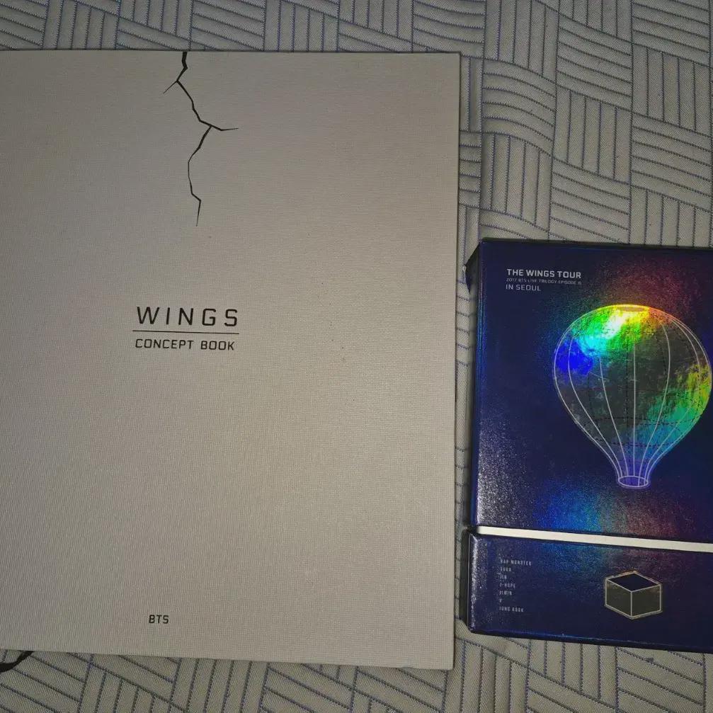 BTS Bangtan Wings Wings Concept Book + Wings Tour Seoul Con Deep D Dvd