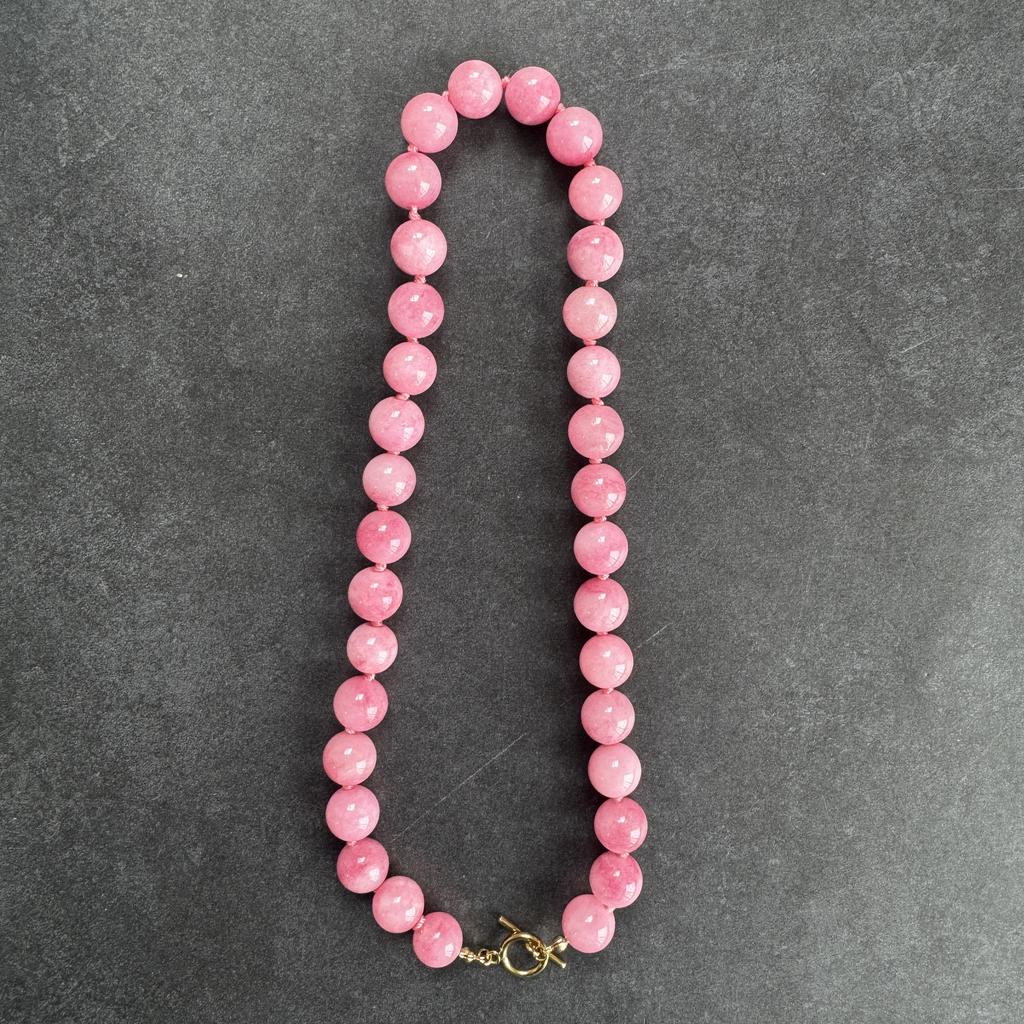 Neuer Eingang Individueller Regenbogenperlen Schmuck Bunter Naturstein Halskette Grobes Edelstein Knebelverschluss Geschenk für Frauen für Boutiquen